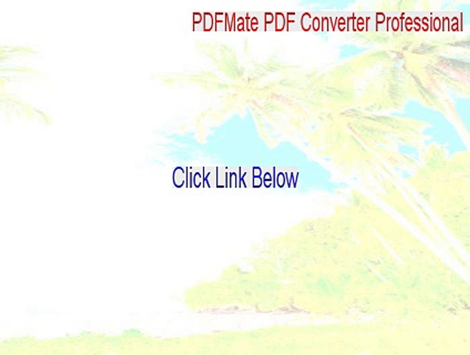 PDFMate PDF Converter Professional Serial [Download Here 2015]