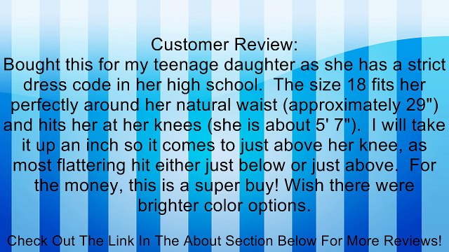 French Toast Girls Pleated Skirt (Assorted Colors, Sizes 4-20) Review