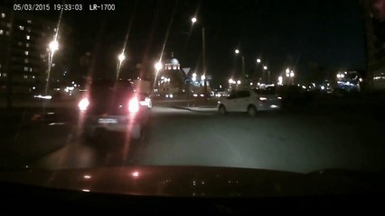 Подтолкнул - ДТП в Санкт - Петербурге 05.03.2015