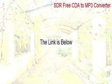 SDR Free CDA to MP3 Converter Serial (Instant Download 2015)