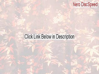 Nero DiscSpeed Serial [nero discspeed 7 2015]