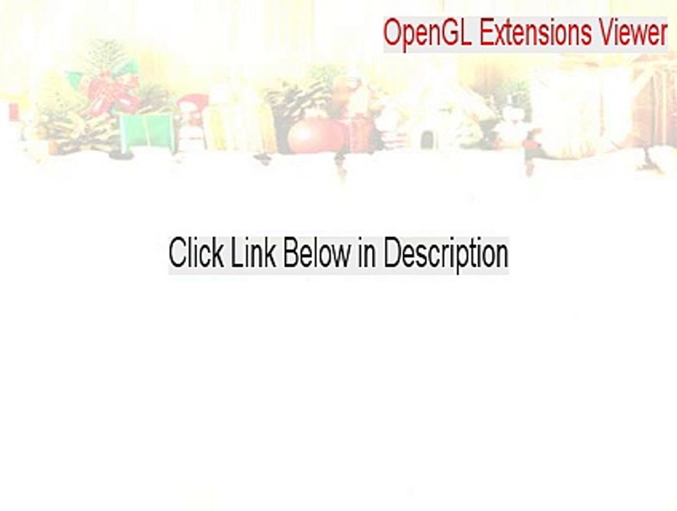 Opengl Extensions Viewer Full Download Legit Download 15 Video Dailymotion