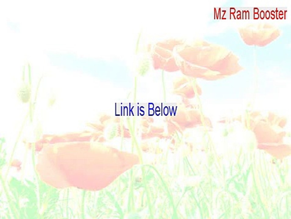 Mz Ram Booster Key Gen - Free Download 2015