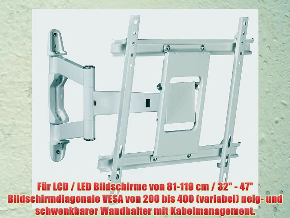 Titan MA4750W neig- und schwenkbare TV-Wandhalterung (81 cm (32 Zoll) bis 119 cm (47 Zoll)