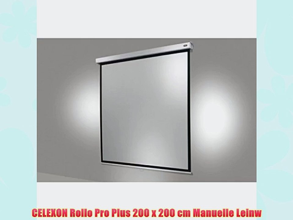 CELEXON Rollo Pro Plus 200 x 200 cm Manuelle Leinw