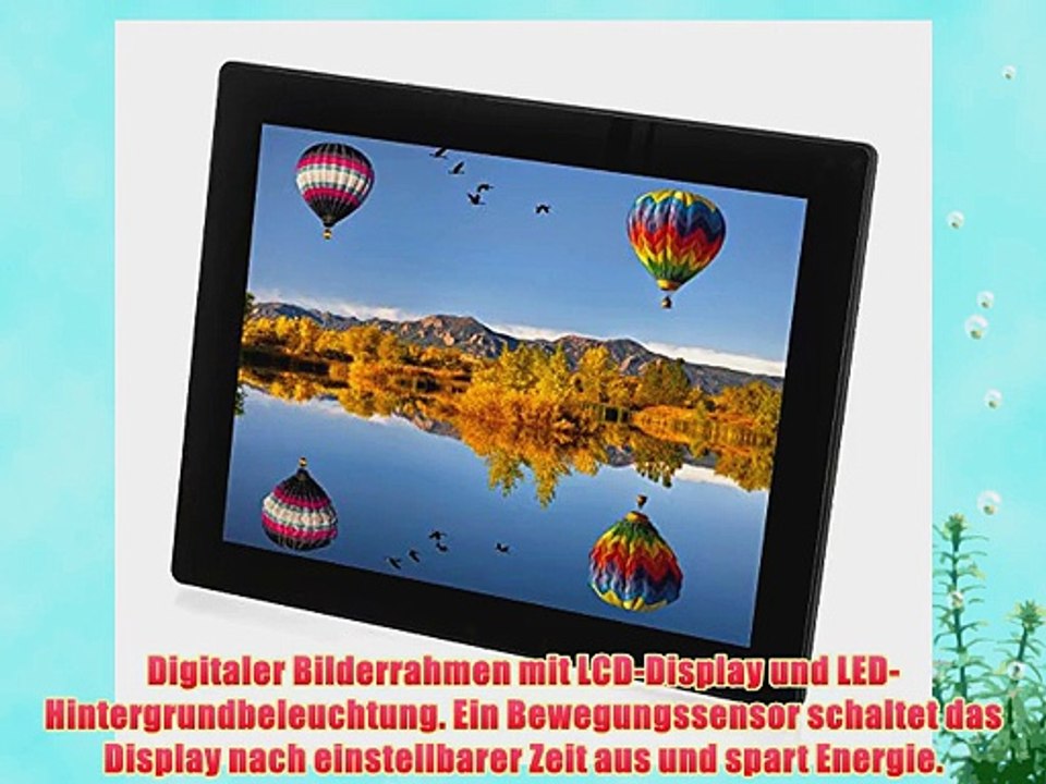 Xoro DPF 15A1 Digitaler Bilderrahmen (381 cm (15 Zoll) LED-Display SD/SDHC/MMC/MS USB 2.0 8GB