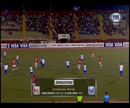 Juan Aurich venció 2-0 a San José por la Copa Libertadores