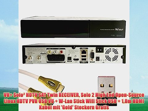 VU Solo? HDTV SAT Twin RECEIVER Solo 2 High End Open-Source Linux HDTV PVR USB VU W-Lan
