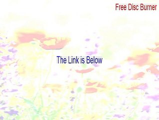 Free Disc Burner Free Download (Download Here)