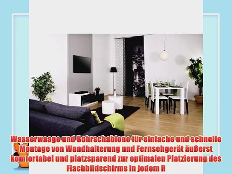 Hama 108756 TV Wandhalterung Fullmotion Ultraslim XL 58-127cm (23 - 50 Zoll) VESA 400x400 max.