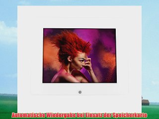 Rollei Pissarro DPF-80 digitaler HD Bilderrahmen mit Fernbedienung 8 Zoll - 1024 x 768 - Wei?