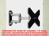 PureMounts TV Wandhalterung PM-Style-37C - Flach vollbeweglich neigbar kippbar schwenkbar f?r