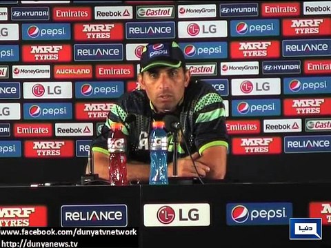 Dunya News-World Cup 2015: Misbah-ul-Haq Backs Bowlers to Slam Brakes on South Africa