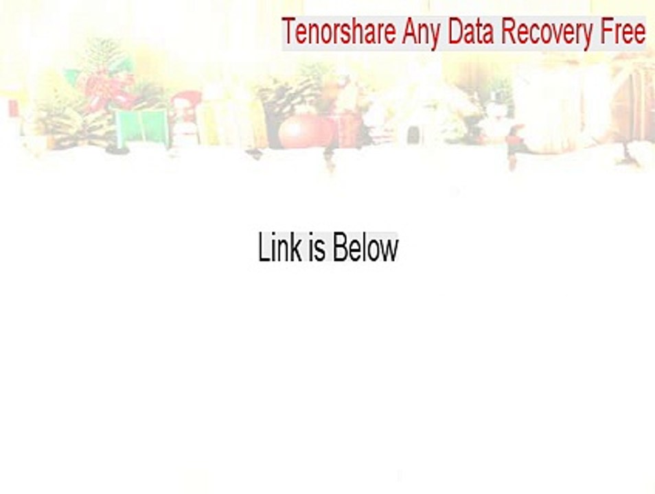 Tenorshare Any Data Recovery Free Serial [Legit Download]