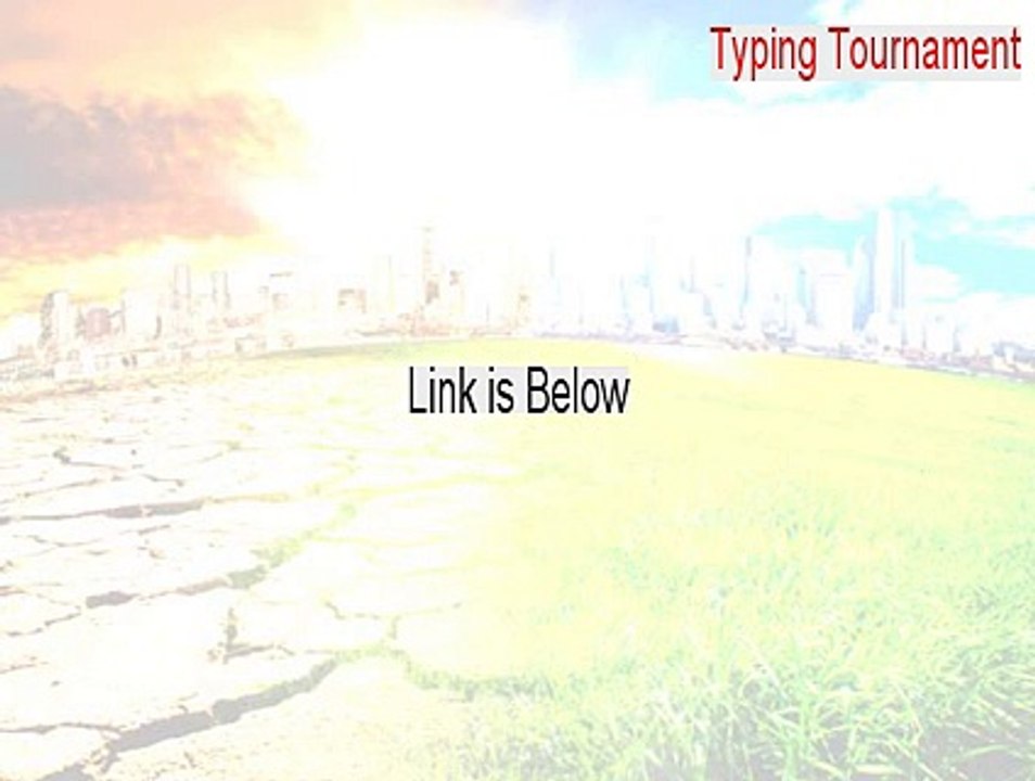 Typing Tournament Download Free - Instant Download (2015)