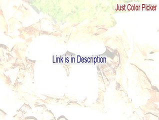 Just Color Picker Download Free (Instant Download)