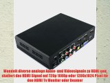 Ligawo ? 7in1 zu HDMI Konverter - Composite/ Component/ VGA/ 2x HDMI/ 2x USB zu HDMI   Scaler