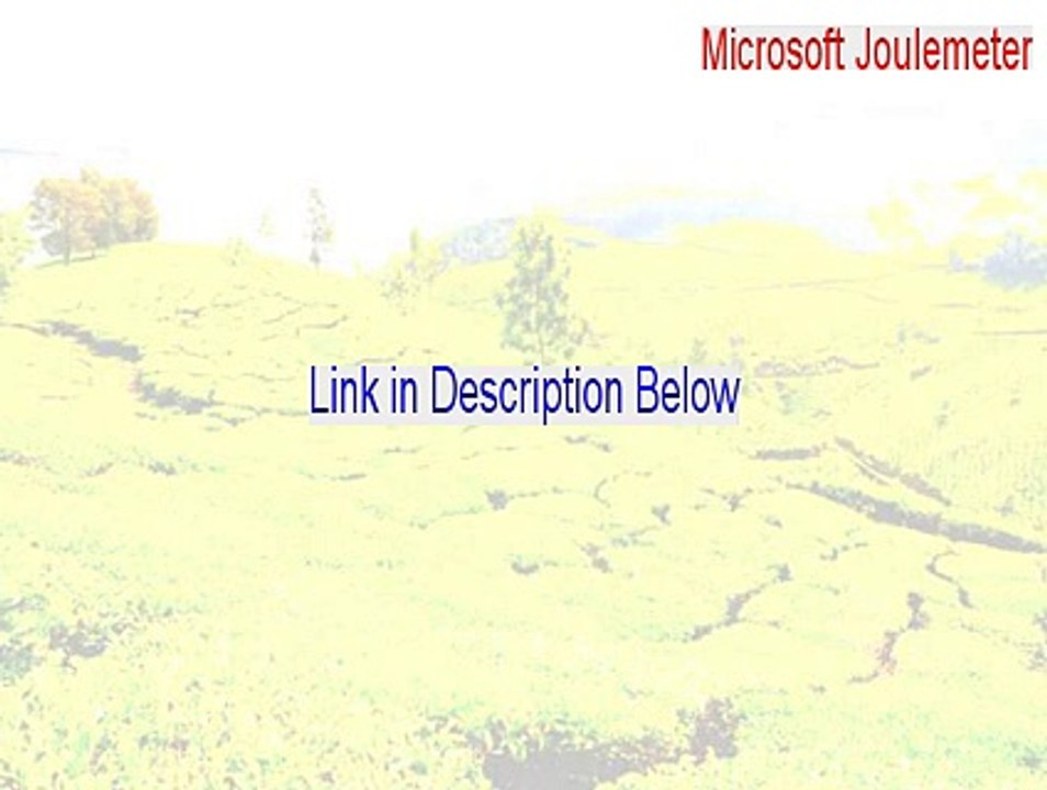 Microsoft Joulemeter Key Gen [Download Here 2015]