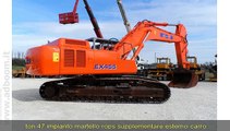 ANCONA, CHIARAVALLE   MACCHINARI PER LEDILIZIA  FIAT  HITACHI EX455  EURO 38.000