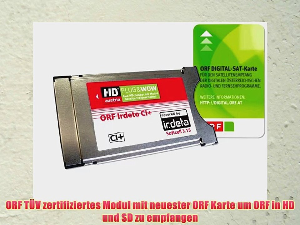ORF Irdeto CI  Modul inklusive ORF ICE Karte f?r ORF ATV und HD Austria.