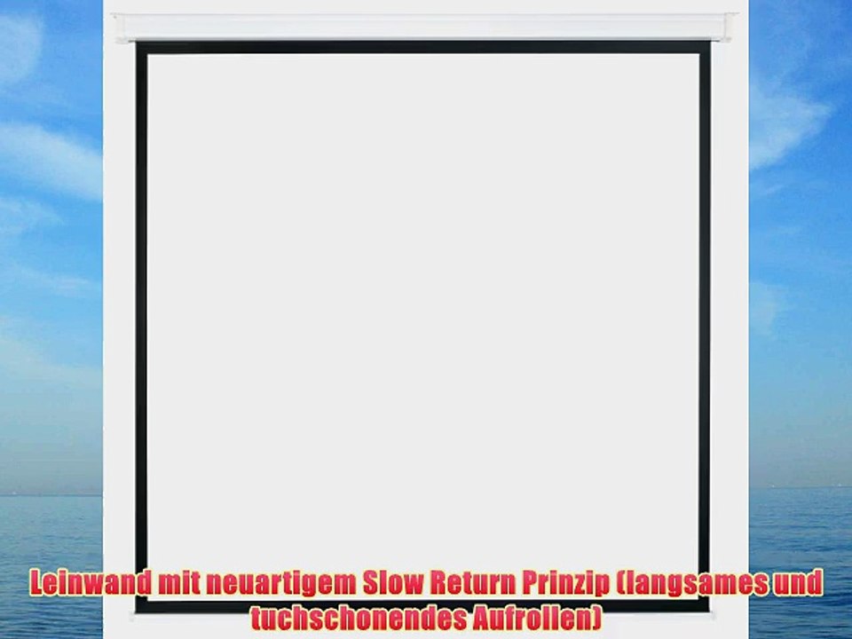 Medium Rolloleinwand Premium 234x132cm mit schwarzem Rand (Format 16:9)