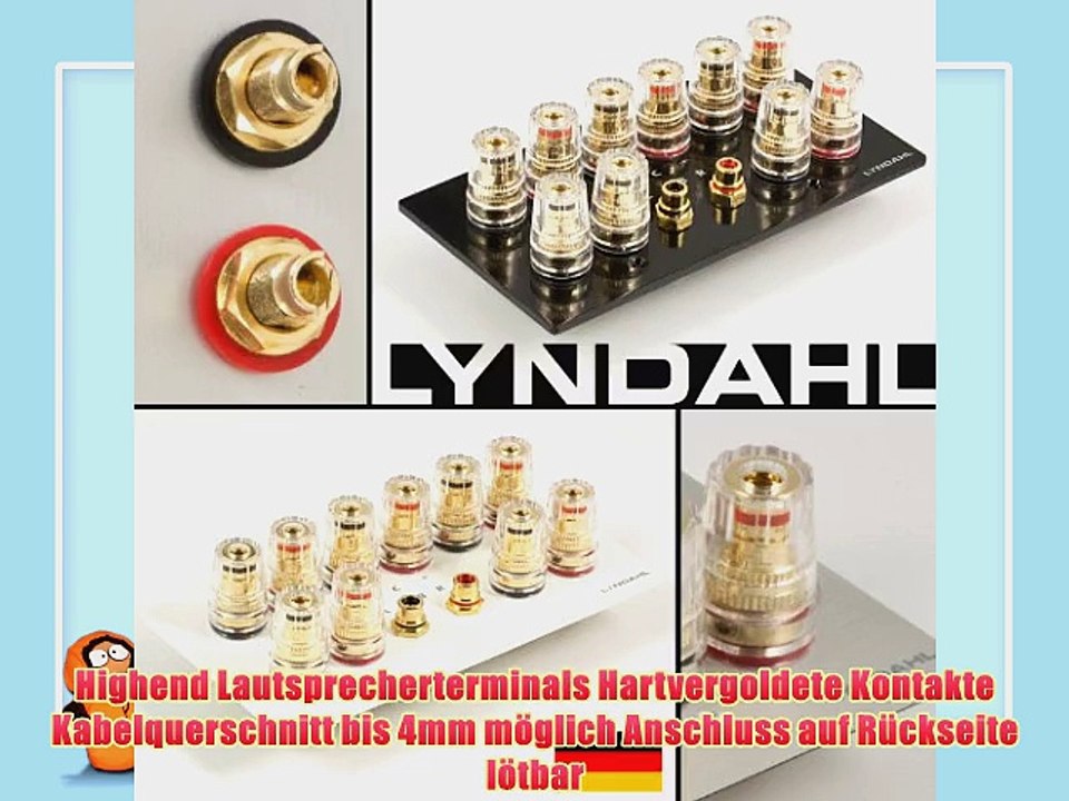 LYNDAHL LKL005 Highend Lautsprecherblende/Wandanschlussblende f?r 5.1 Surround Lautsprecher