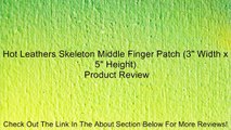 Hot Leathers Skeleton Middle Finger Patch (3