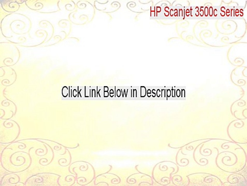 HP Scanjet 3500c Series Download - Legit Download 2015