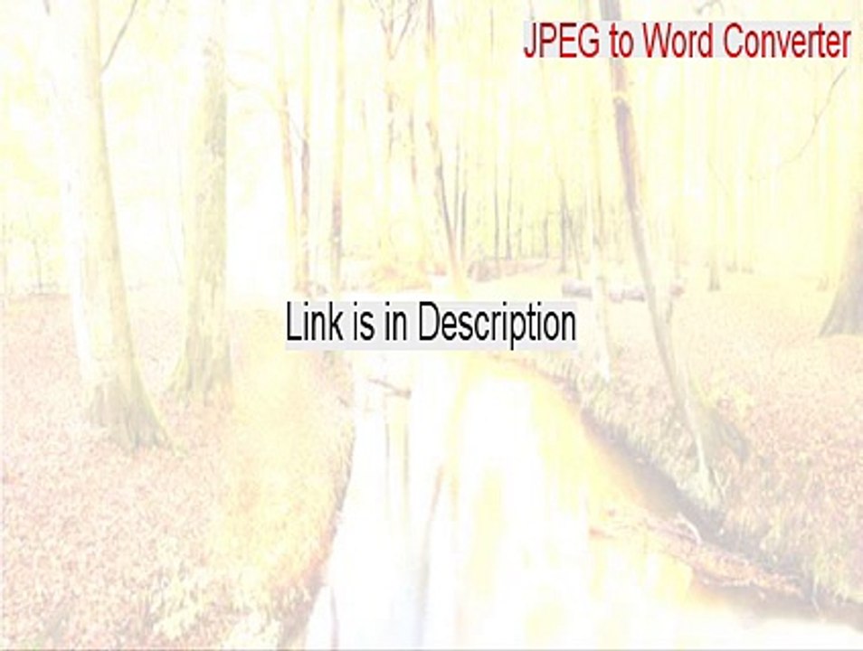 JPEG to Word Converter Download Free (Instant Download)