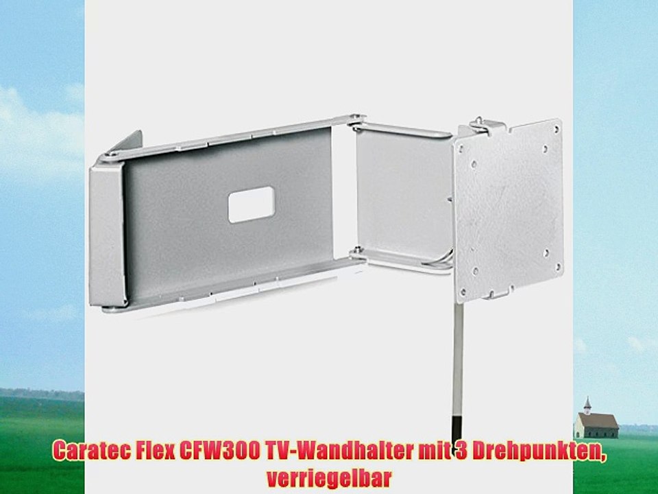 Caratec Flex CFW300 TV-Wandhalter mit 3 Drehpunkten verriegelbar
