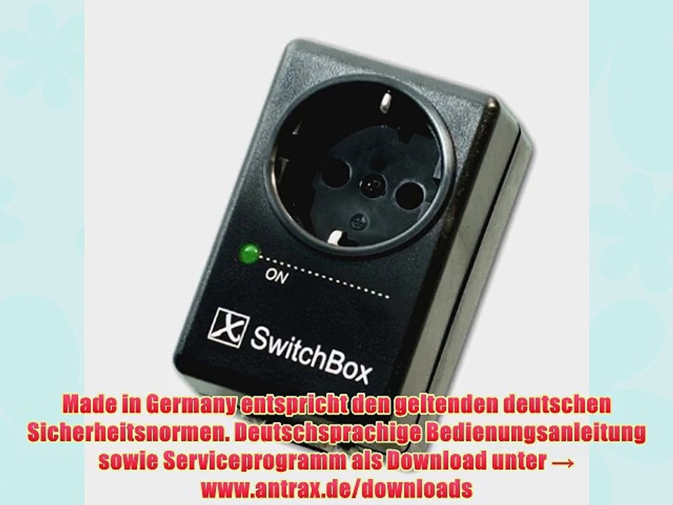 Schaltsteckdose SwitchBox-T12 - Medienger?te ?ber 12V-Trigger-Signal ein-/ausschalten (Medienger?te