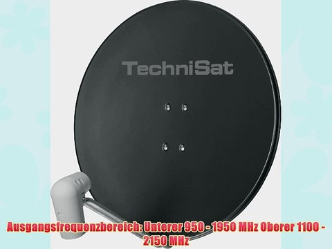 TechniSat SATMAN 850 plus und UNYSAT-Universal-Quatro-LNB grau