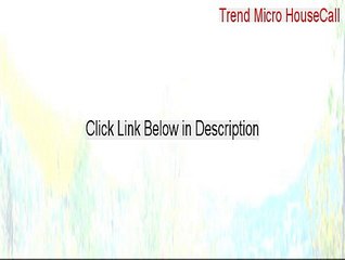 Trend Micro HouseCall (64-bit) Serial - Free Download (2015)