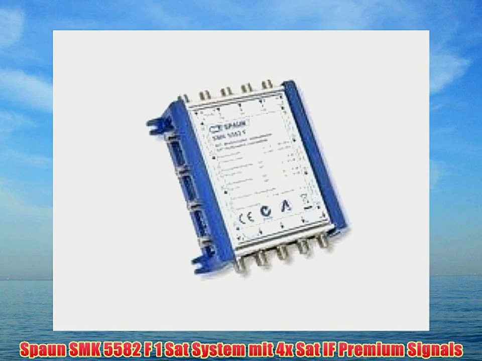 Spaun SMK 5582 F 1 Sat System mit 4x Sat IF Premium Signals