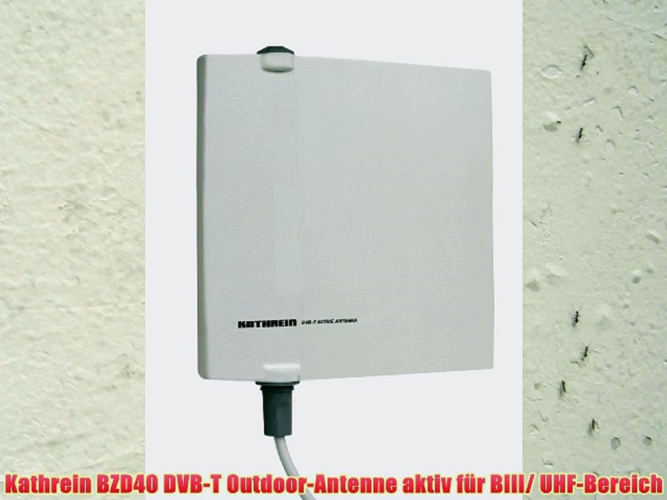 Kathrein BZD40 DVB-T Outdoor-Antenne aktiv f?r BIII/ UHF-Bereich
