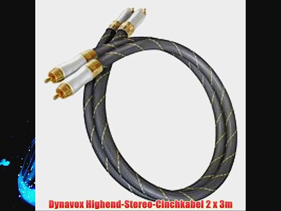 Dynavox Highend-Stereo-Cinchkabel 2 x 3m