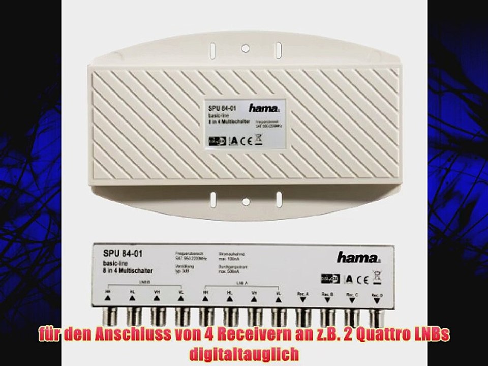 SAT-Multischalter 8/4 DiSEqC 2.0