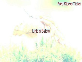 Free Stocks Ticker Cracked (Download Here 2015)