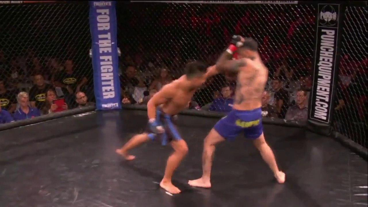 Knocked out in 20 seconds! Tattoos don't give you more power...