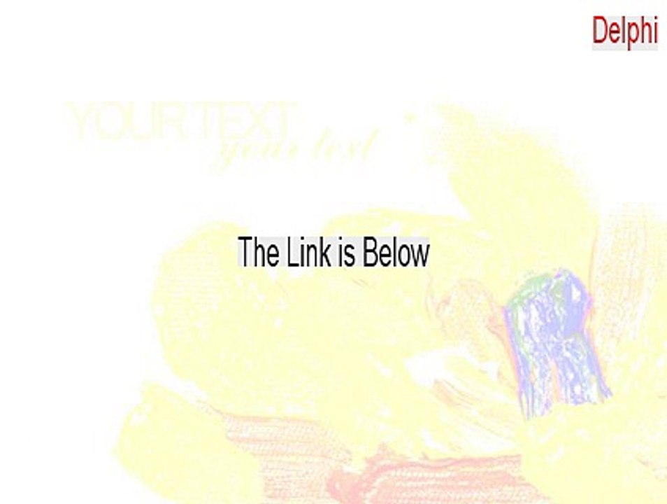 Delphi Key Gen - Download Now 2015