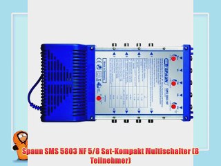 Spaun SMS 5803 NF 5/8 Sat-Kompakt Multischalter (8 Teilnehmer)