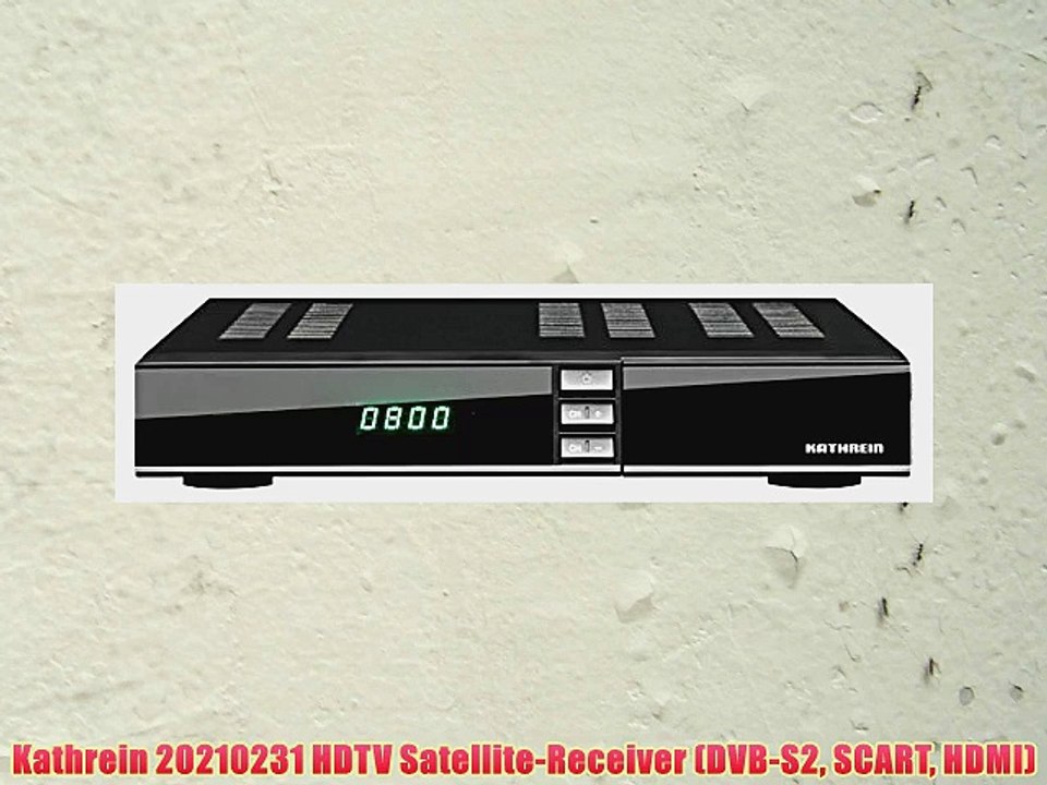 Kathrein 20210231 HDTV Satellite-Receiver (DVB-S2 SCART HDMI)