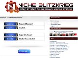 Niche Blitzkrieg - An Affiliate Marketing Training Program That Works!