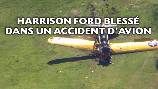 Harrison Ford blessé dans un accident d'avion