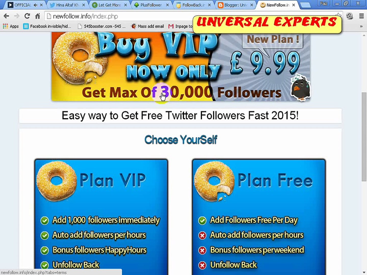 ⁣How to get Free Followers on Twiiter | Universal Experts