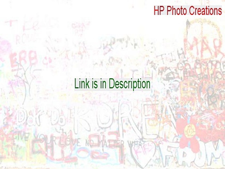 HP Photo Creations Serial (Download Here 2015)