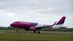 Wizz Air HA-LYD landing Groningen Airport Eelde