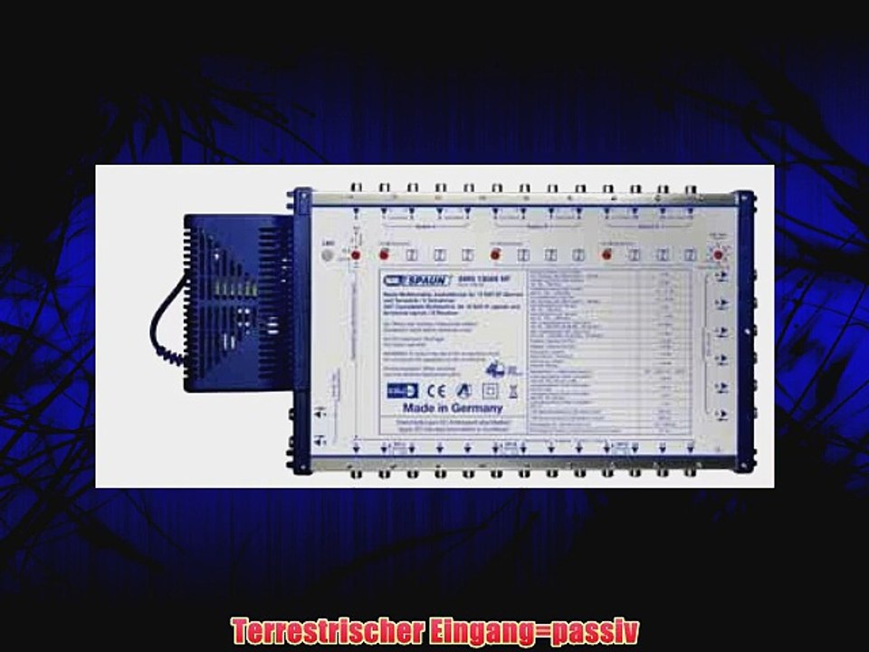 Spaun SMS 13089 NF 13/8 Sat-Basis-Multischalter f?r 8 Teilnehmer