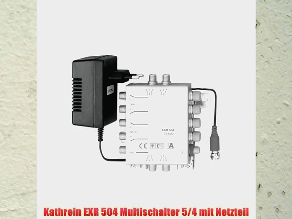 Kathrein EXR 504 Multischalter 5/4 mit Netzteil