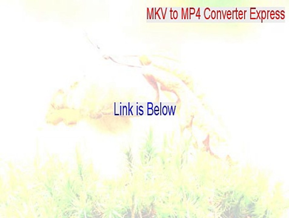 MKV to MP4 Converter Express Download - Download Now 2015